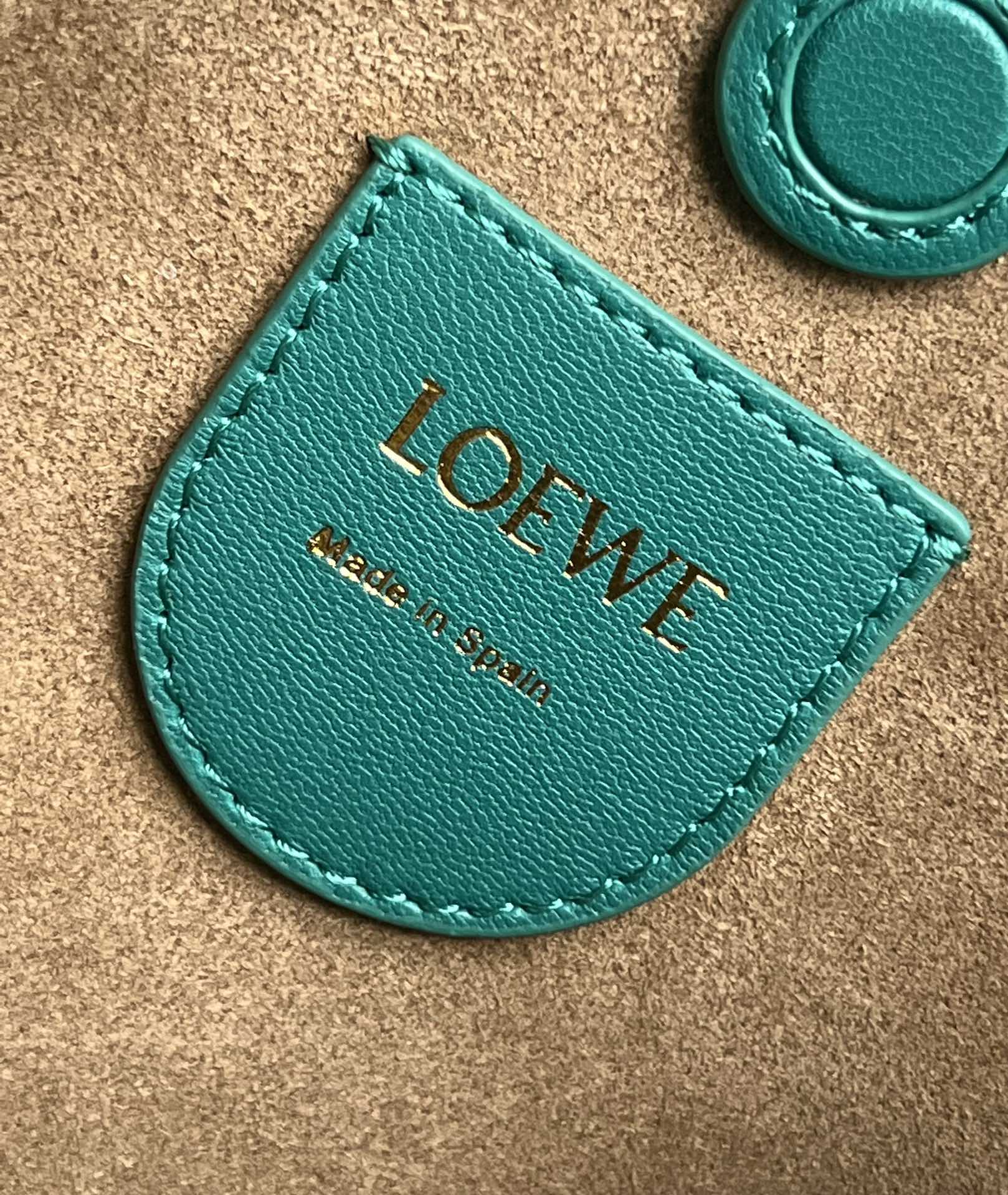 Loewe Mini Flamenco Purse bag in mellow nappa lambskin Dark Green